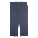 DICKIES Chino Mens Trousers Blue Regular Straight W38 L30