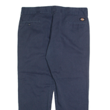 DICKIES Chino Mens Trousers Blue Regular Straight W38 L30