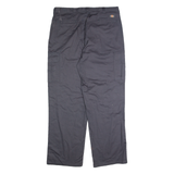 DICKIES Chino Cargo Mens Trousers Grey Regular Straight W38 L33