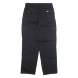 DICKIES Cargo Mens Trousers Black Regular Straight W30 L27