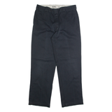 DICKIES Chino Mens Trousers Black Regular Straight W36 L31