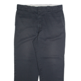DICKIES Chino Mens Trousers Black Regular Straight W38 L30