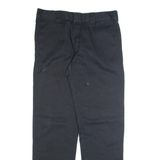 DICKIES Chino Mens Trousers Black Slim Straight W34 L34