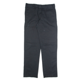 DICKIES Chino Mens Trousers Black Slim Straight W34 L34