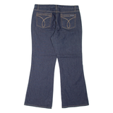 CALVIN KLEIN JEANS Womens Jeans Blue Regular Flared W32 L30