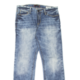 GUESS Del Mar Fit Mens Jeans Blue Slim Straight Stone Wash W33 L31