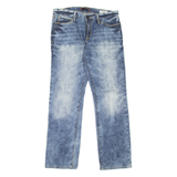 GUESS Del Mar Fit Mens Jeans Blue Slim Straight Stone Wash W33 L31