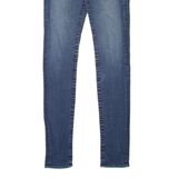 TRUE RELIGION Julie Studded Womens Jeans Blue Slim Skinny Stone Wash W28 L34