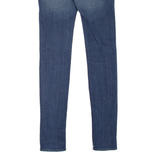 TRUE RELIGION Julie Studded Womens Jeans Blue Slim Skinny Stone Wash W28 L34