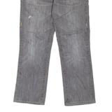 TRUE RELIGION Womens Jeans Grey Regular Straight Stone Wash W30 L26