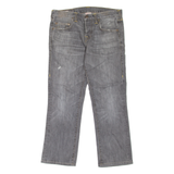 TRUE RELIGION Womens Jeans Grey Regular Straight Stone Wash W30 L26