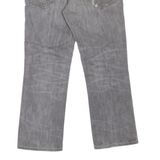 TRUE RELIGION Womens Jeans Grey Regular Straight Stone Wash W30 L26