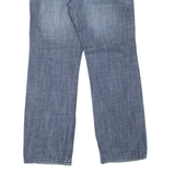 GUESS Del Mar Fit Mens Jeans Blue Relaxed Straight Stone Wash W30 L29