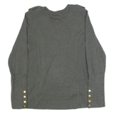 WHISTLES Womens Jumper Green Tight Knit L