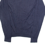 TOMMY HILFIGER Mens Jumper Blue Tight Knit L
