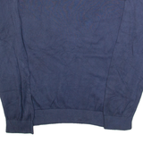 TOMMY HILFIGER Mens Jumper Blue Tight Knit L