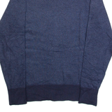 TOMMY HILFIGER Mens Jumper Blue Tight Knit Wool M