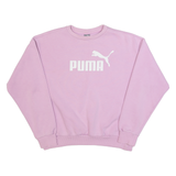 PUMA Womens Sweatshirt Purple M