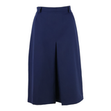 KARUSSELL Womens Straight Skirt Blue Midi Viscose 90s S