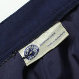 KARUSSELL Womens Straight Skirt Blue Midi Viscose 90s S