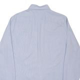 TOMMY HILFIGER New York Fit Mens Plain Shirt Blue Long Sleeve S