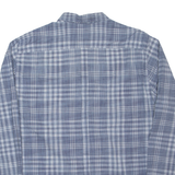 DKNY Mens Shirt Blue Check Long Sleeve XL