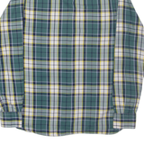 TOMMY HILFIGER Custom Fit Mens Shirt Green Check Long Sleeve S
