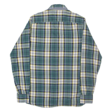 TOMMY HILFIGER Custom Fit Mens Shirt Green Check Long Sleeve S