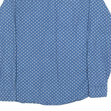 TOMMY HILFIGER DENIM An American Original Mens Shirt Blue Geometric Long Sleeve L