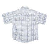 Mens Shirt Blue 90s Striped L