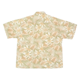 CAMPIA MODA Mens Hawaiian Shirt Green 90s Floral XL