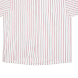 Mens Shirt White Striped 2XL