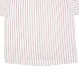 Mens Shirt White Striped 2XL