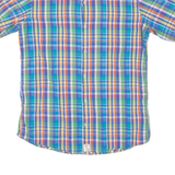 PIERRE CARDIN Mens Shirt Blue Plaid S