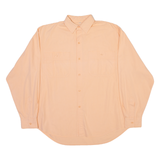 BOX Mens Plain Shirt Pink Long Sleeve M