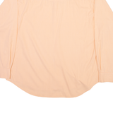 BOX Mens Plain Shirt Pink Long Sleeve M