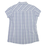 COLUMBIA Womens Shirt Blue Check L