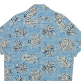 C&A Mens Hawaiian Shirt Blue Floral M