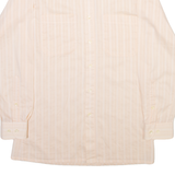 Mens Shirt Pink Striped Long Sleeve S