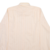 Mens Shirt Pink Striped Long Sleeve S