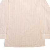 Mens Shirt Pink Striped Long Sleeve S