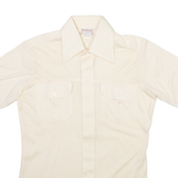 MCGREGOR Mens Plain Shirt Beige S