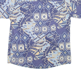 TORERO Mens Shirt Blue Geometric M