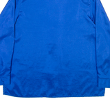 CANADA Womens Plain Shirt Blue Long Sleeve M