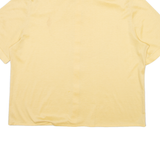 INES Mens Plain Shirt Yellow M