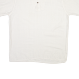 ESTILO RUSTICO Mens Plain Shirt White L