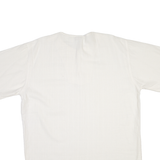 ESTILO RUSTICO Mens Plain Shirt White L