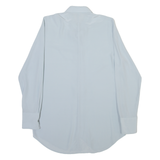 Womens Plain Shirt Blue Viscose Long Sleeve S