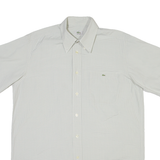 LACOSTE Mens Shirt Green Check M