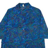 Womens Shirt Blue Crazy Pattern M